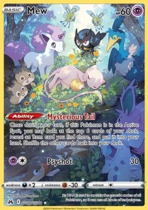 Pokemon Mew  (CRZ GG10)