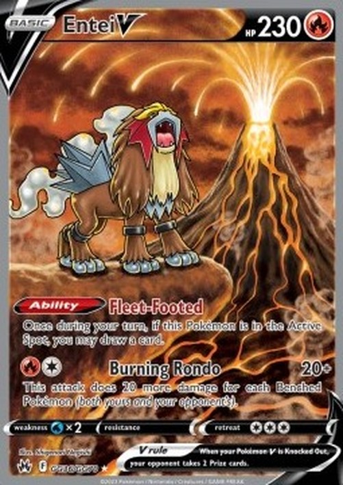 Pokemon Entei V (CRZ GG36)