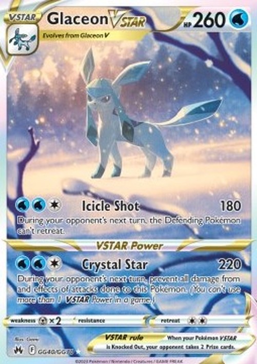 Pokemon Glaceon VSTAR  (CRZ GG40)