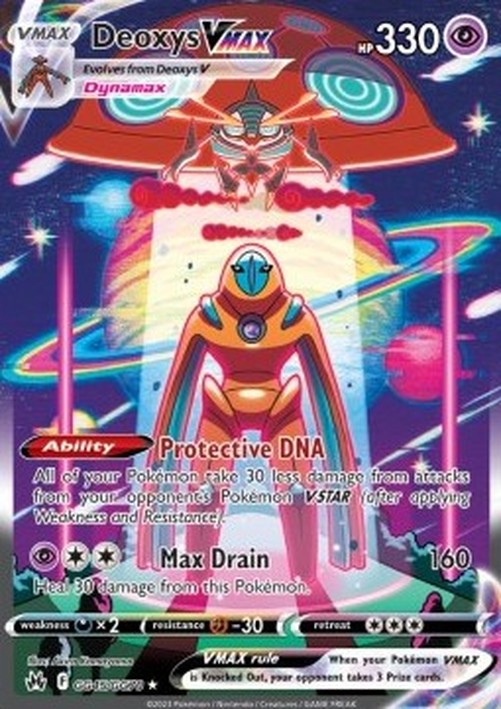 Pokemon Deoxys VMAX  (CRZ GG45)