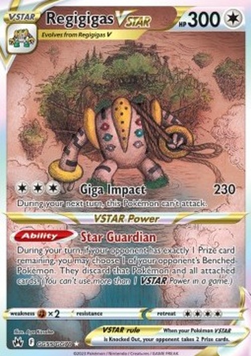 Pokemon Regigigas VSTAR  (CRZ GG55)