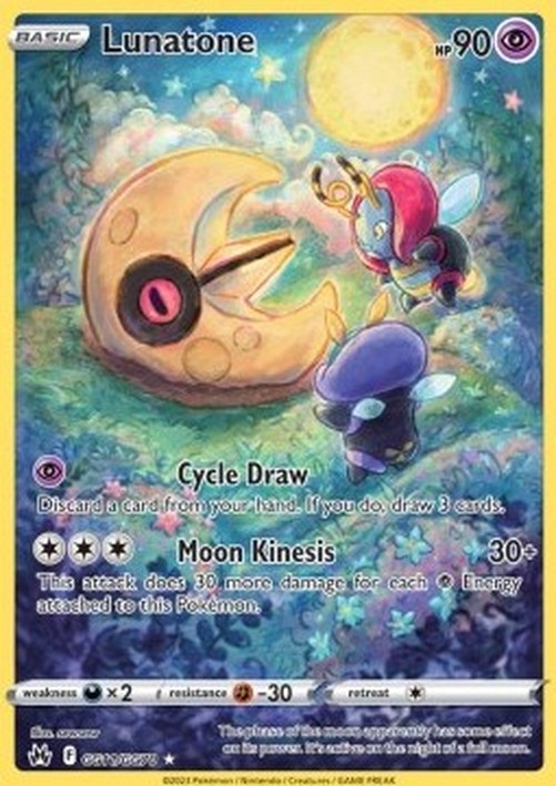 Pokemon Lunatone (CRZ GG11)