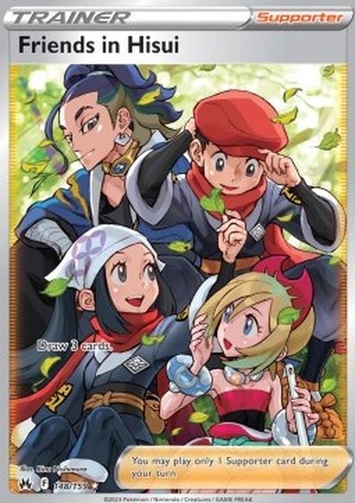 Pokemon Friends in Hisui (CRZ 148)