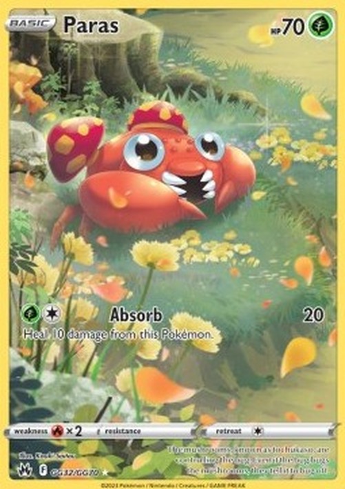 Pokemon Paras  (CRZ GG32)