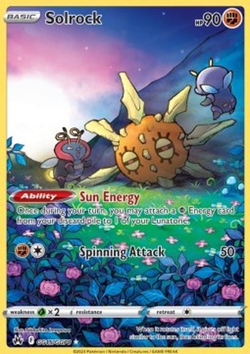 Pokemon Solrock (CRZ GG15)