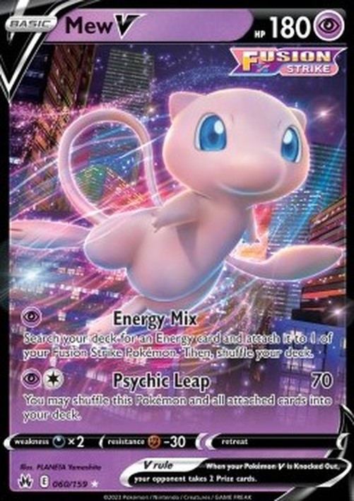 Pokemon Mew V  (CRZ 060)