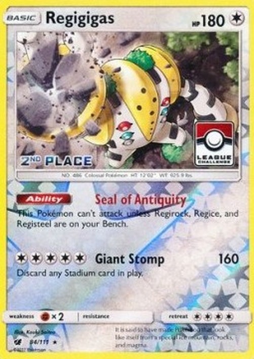 Pokemon Regigigas  (CIN 84)