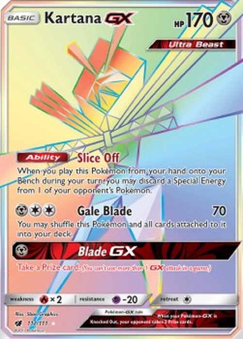 Pokemon Kartana GX (CIN 117)