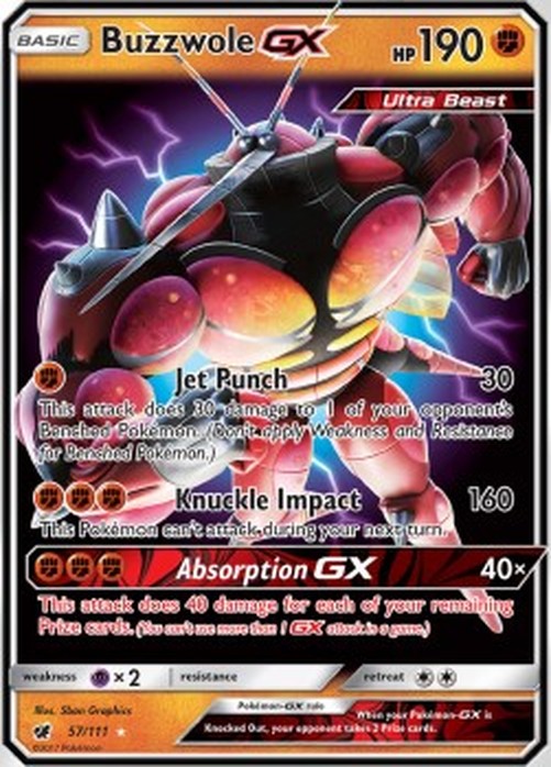 Pokemon Buzzwole GX (CIN 57)