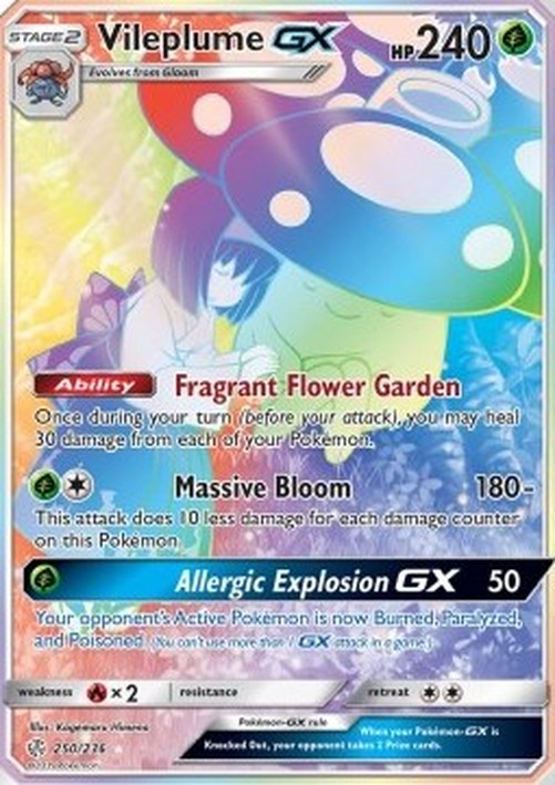 Pokemon Vileplume GX (CEC 250)