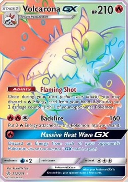 Pokemon Volcarona GX  (CEC 252)