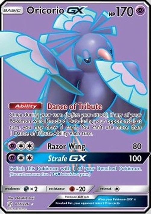 Pokemon Oricorio GX (CEC 217)