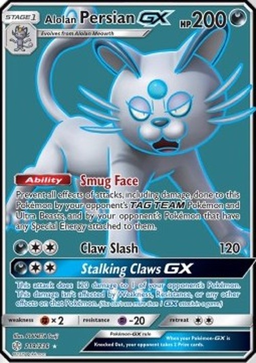 Pokemon Alolan Persian GX  (CEC 219)