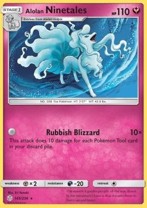 Pokemon Alolan Ninetales  (CEC 145)