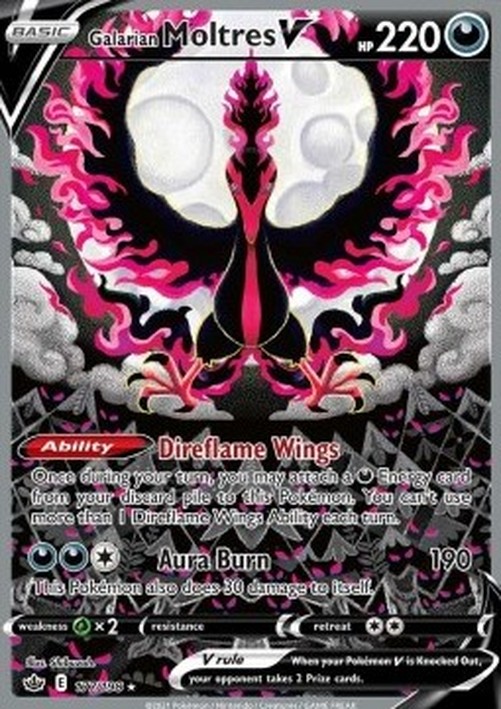 Pokemon Galarian Moltres V (CRE 177)