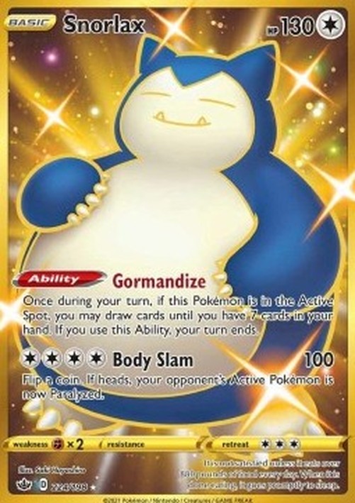 Pokemon Snorlax  (CRE 224)