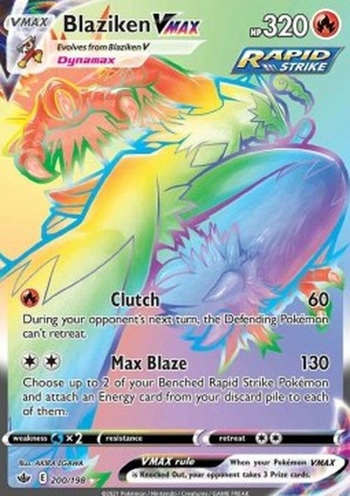 Pokemon Blaziken VMAX  (CRE 200)