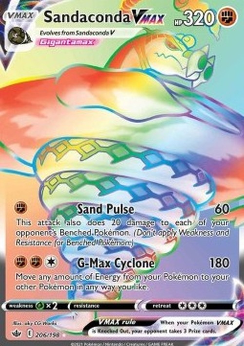 Pokemon Sandaconda VMAX (CRE 206)