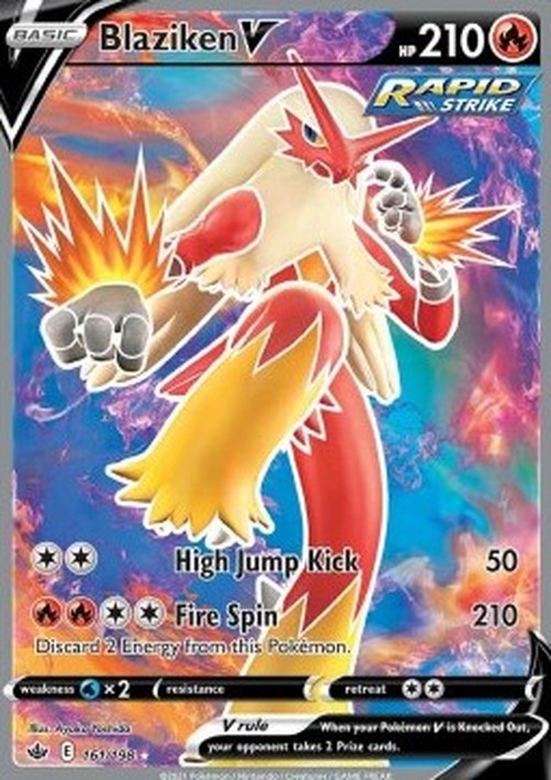 Pokemon Blaziken V  (CRE 161)