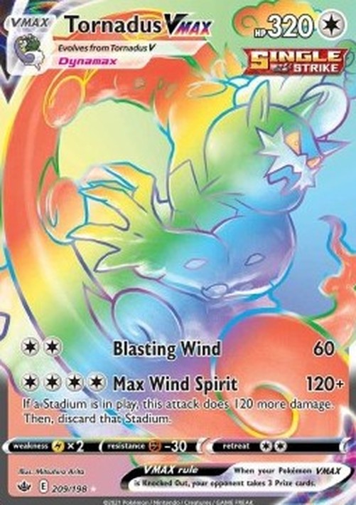 Pokemon Tornadus VMAX (CRE 209)