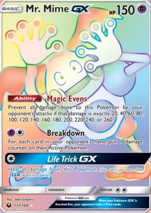 Pokemon Mr. Mime GX (CES 173)