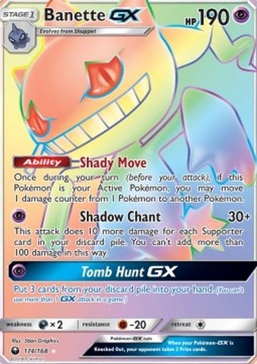Pokemon Banette GX (CES 174)