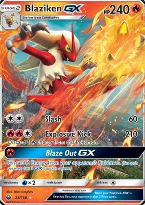 Pokemon Blaziken GX (CES 28)