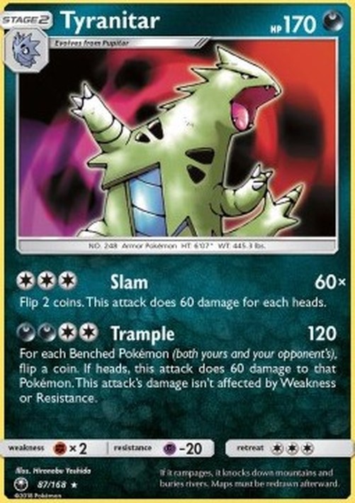 Pokemon Tyranitar  (CES 87)