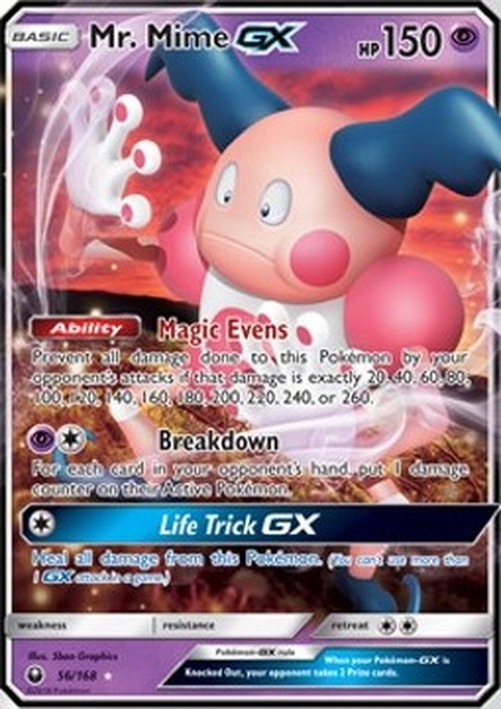 Pokemon Mr. Mime GX  (CES 56)