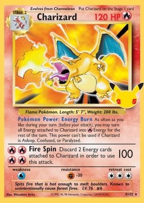 Pokemon Charizard (CEL BS 4)