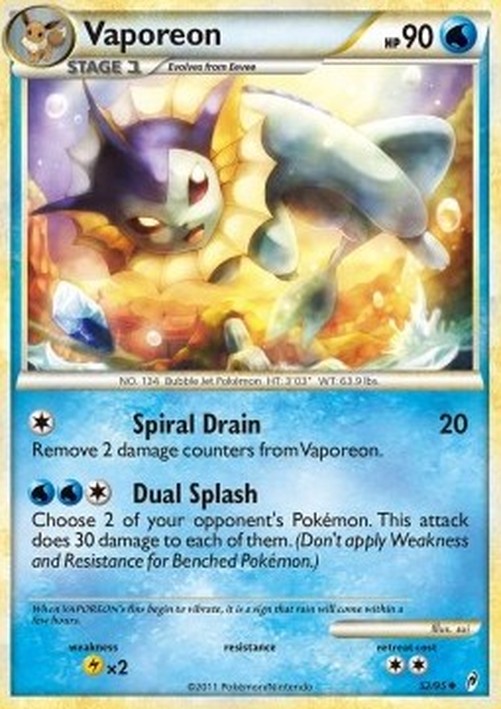 Pokemon Vaporeon (CL 52)