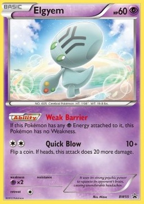 Pokemon Elgyem (BW 55)