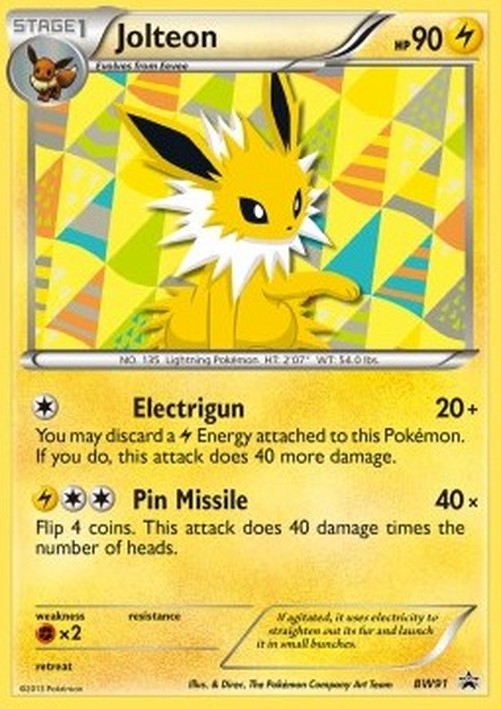 Pokemon Jolteon  (BW 91)