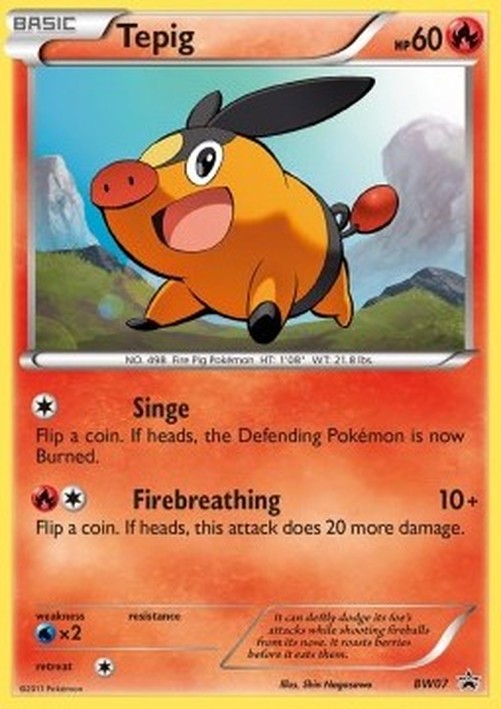 Pokemon Tepig (BW 07)