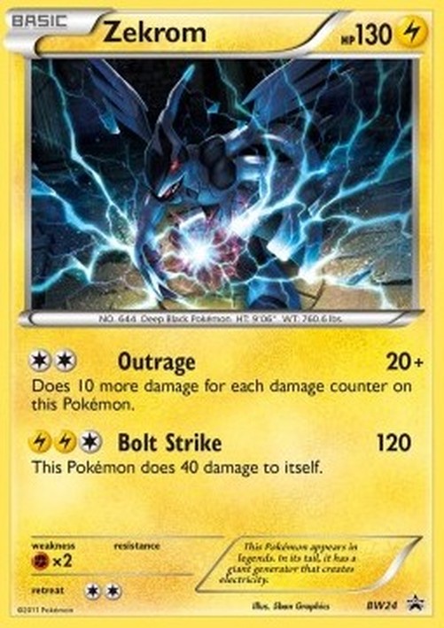 Pokemon Zekrom  (BW 24)