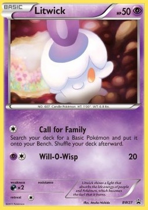Pokemon Litwick (BW 27)