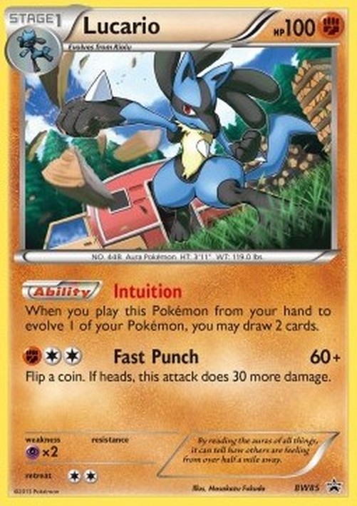 Pokemon Lucario  (BW 85)