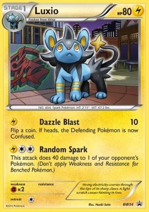 Pokemon Luxio  (BW 34)