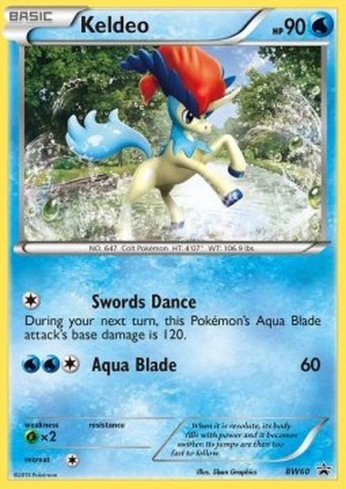 Pokemon Keldeo  (BW 60)