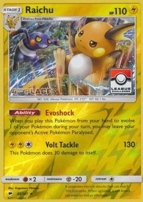 Pokemon Raichu (BUS 41)