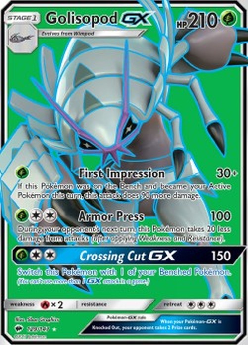 Pokemon Golisopod GX  (BUS 129)