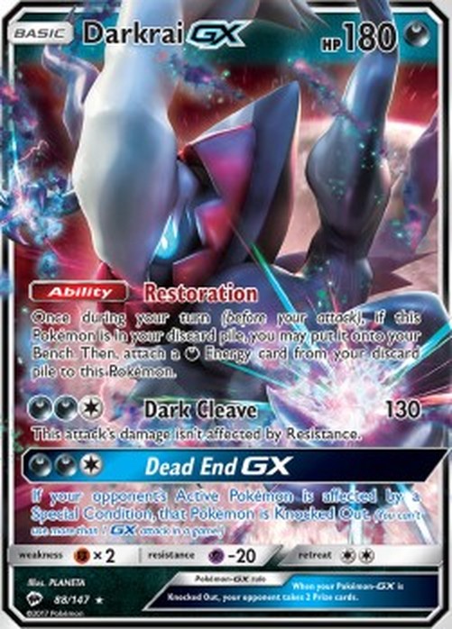 Pokemon Darkrai GX  (BUS 88)