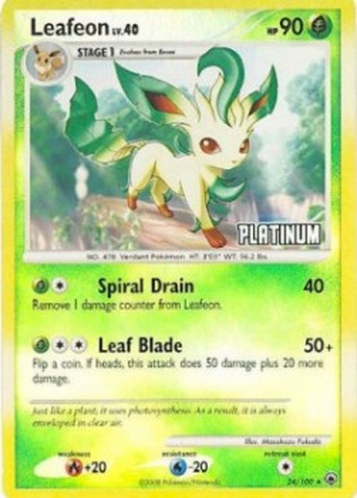 Pokemon Leafeon Lv.40 (BKPPR MD 24)