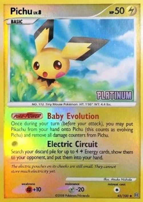 Pokemon Pichu Lv.8  (BKPPR STF 45)