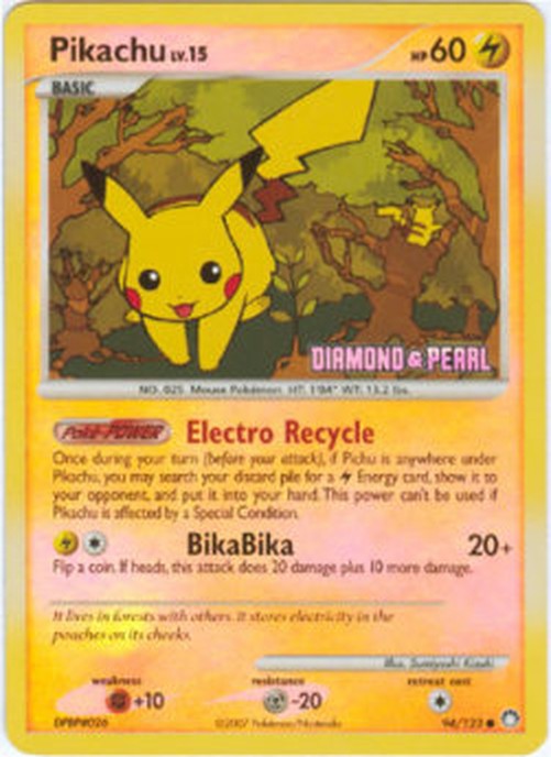 Pokemon Pikachu Lv.15 (BKPR MT 94)