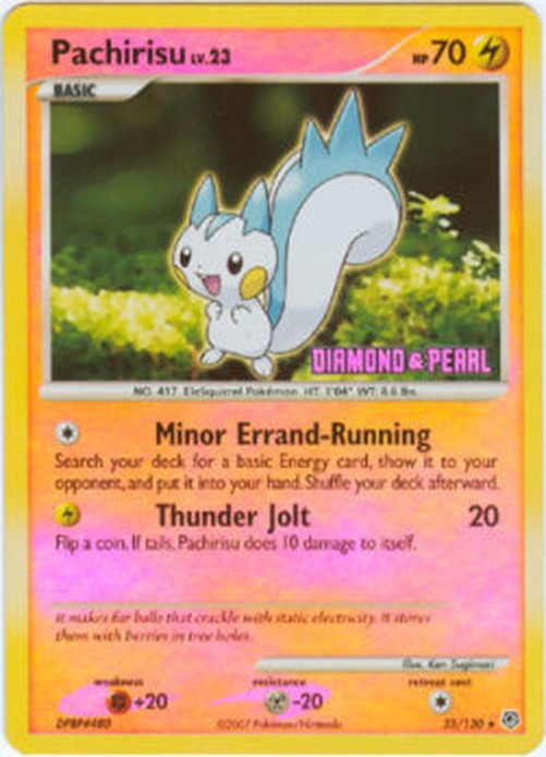 Pokemon Pachirisu Lv.23 (BKPR DP 35)