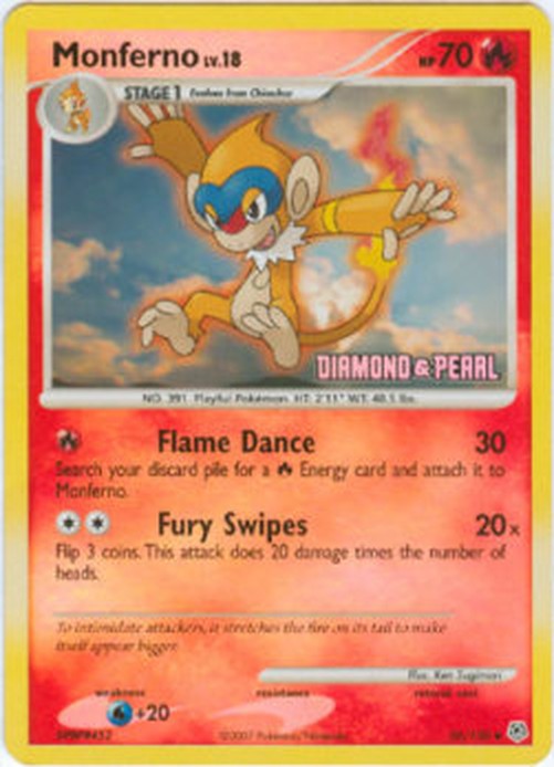 Pokemon Monferno Lv.18 (BKPR DP 56)