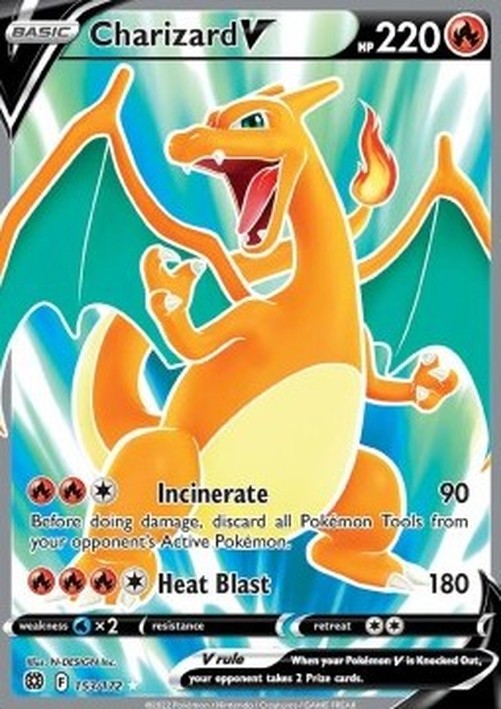 Pokemon Charizard V  (BRS 153)
