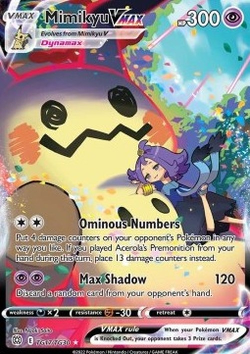 Pokemon Mimikyu VMAX (BRS TG17)