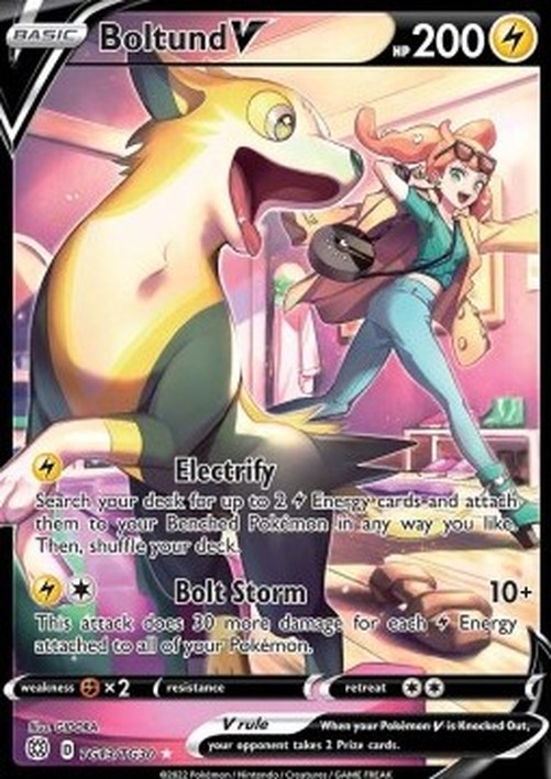 Pokemon Boltund V  (BRS TG13)